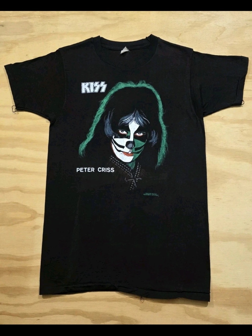 Kiss Peter Criss Vintage Concert T-Shirt 70s Single-Stitch 1978
